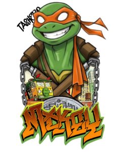 Teenage Mutain Ninja Turtles Tattoo Mashup Model Call
